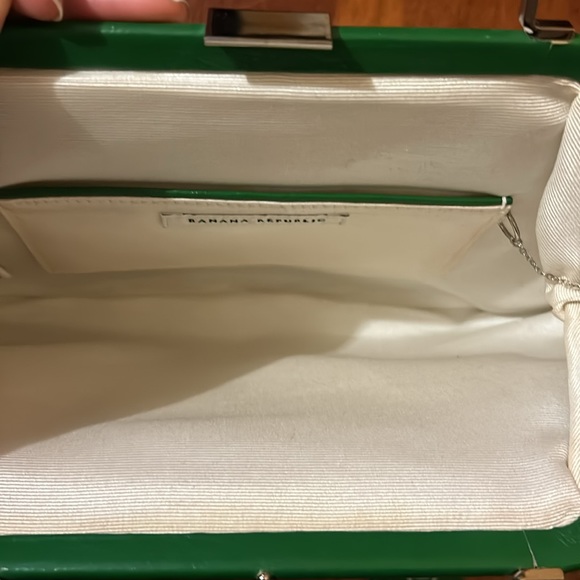 Banana Republic Printed Silk Top Handle Clutch - Picture 8 of 8